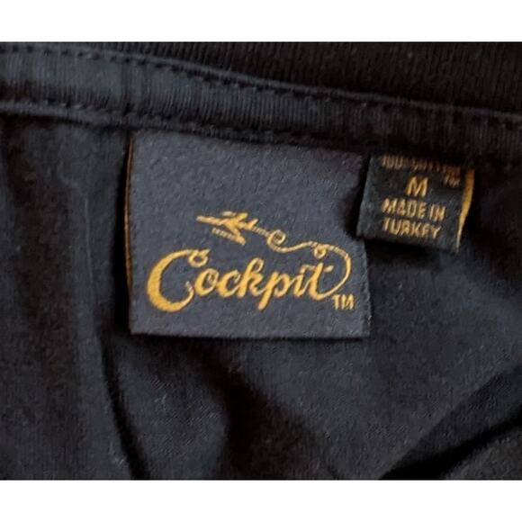 Cockpit USA Chinese Navy Sailor Tee Medium Military Appliqué Graphic Streetwear - Picture 8 of 9